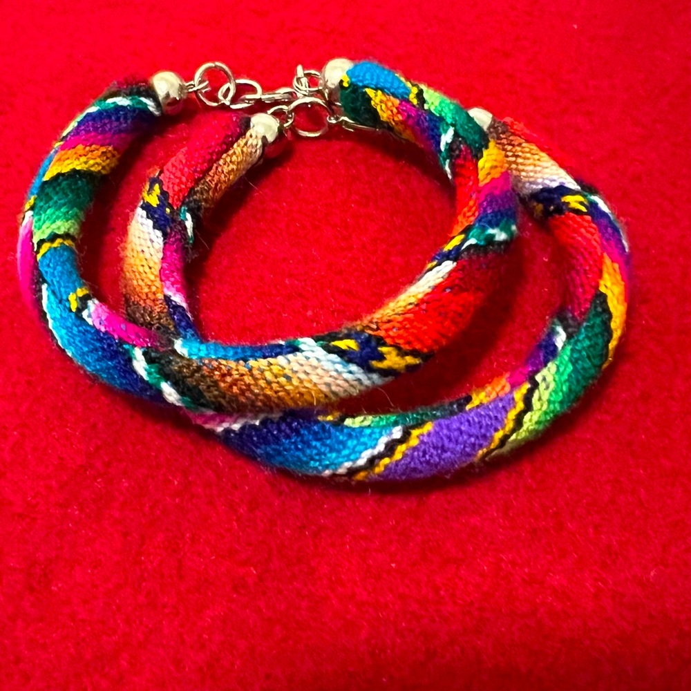 2 Manta Bracelets from Cuzco, Peru.